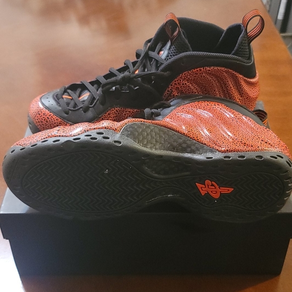 Foamposite  1 ' Cracked Lava' sz 13 worn 1 - Picture 4 of 4